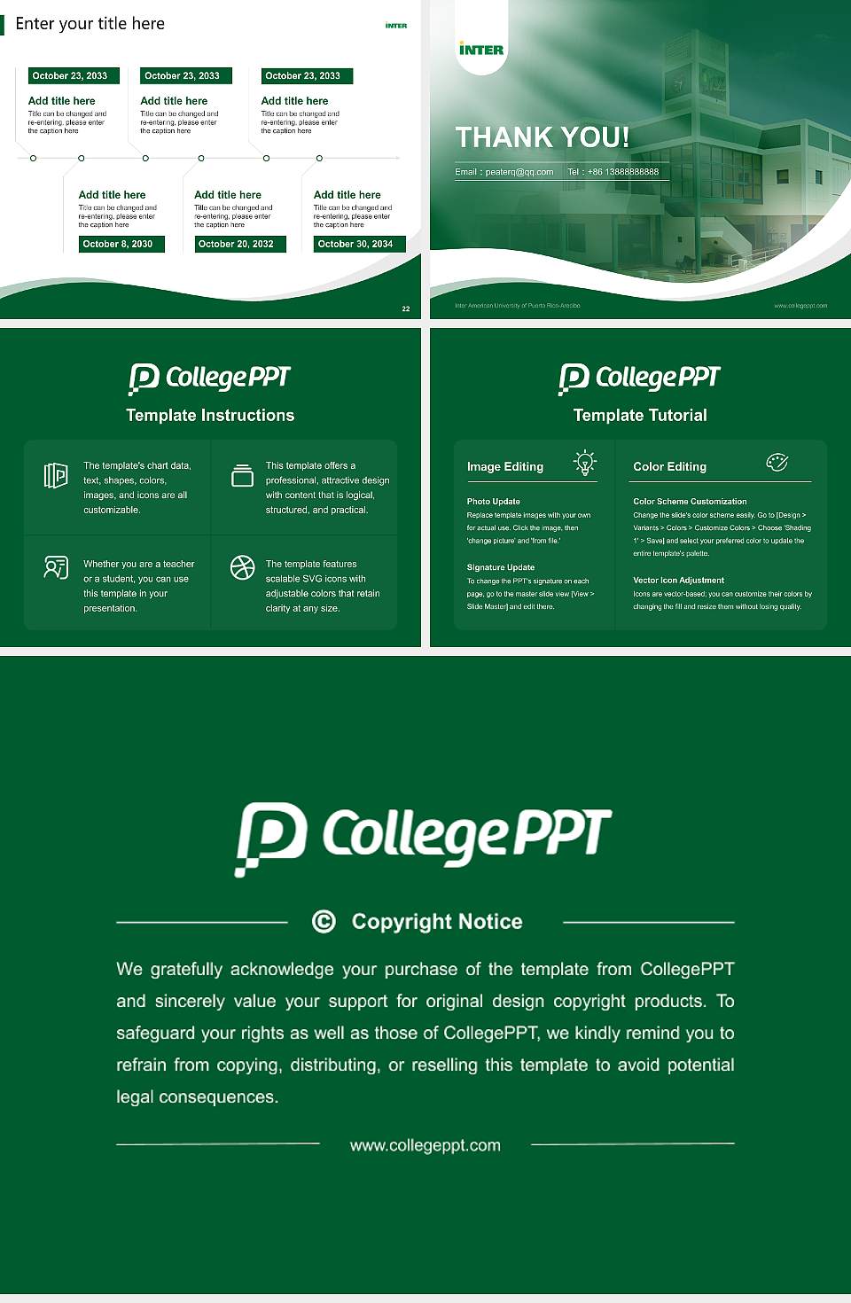 Inter American University of Puerto Rico-Arecibo Lecture Sharing and Networking Event PPT Template4:3 ratio PPT effect preview image4
