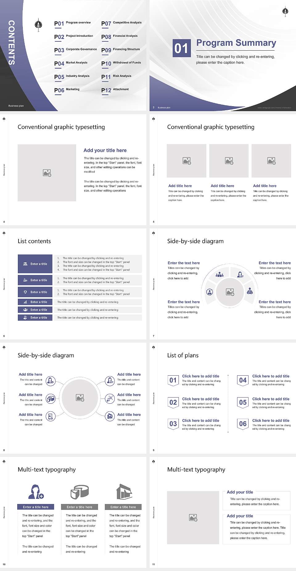 Institute of Buddhist Studies Competition/Entrepreneurship Contest PPT Template4:3 ratio PPT effect preview image2