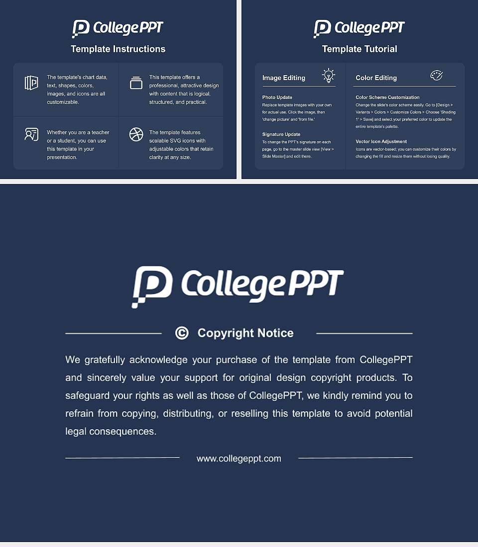 Institute for Clinical Social Work Academic Presentation/Research Findings Report PPT Template4:3 ratio PPT effect preview image5