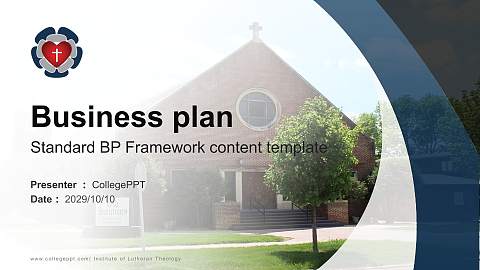 Institute of Lutheran Theology Competition/Entrepreneurship Contest PPT Template