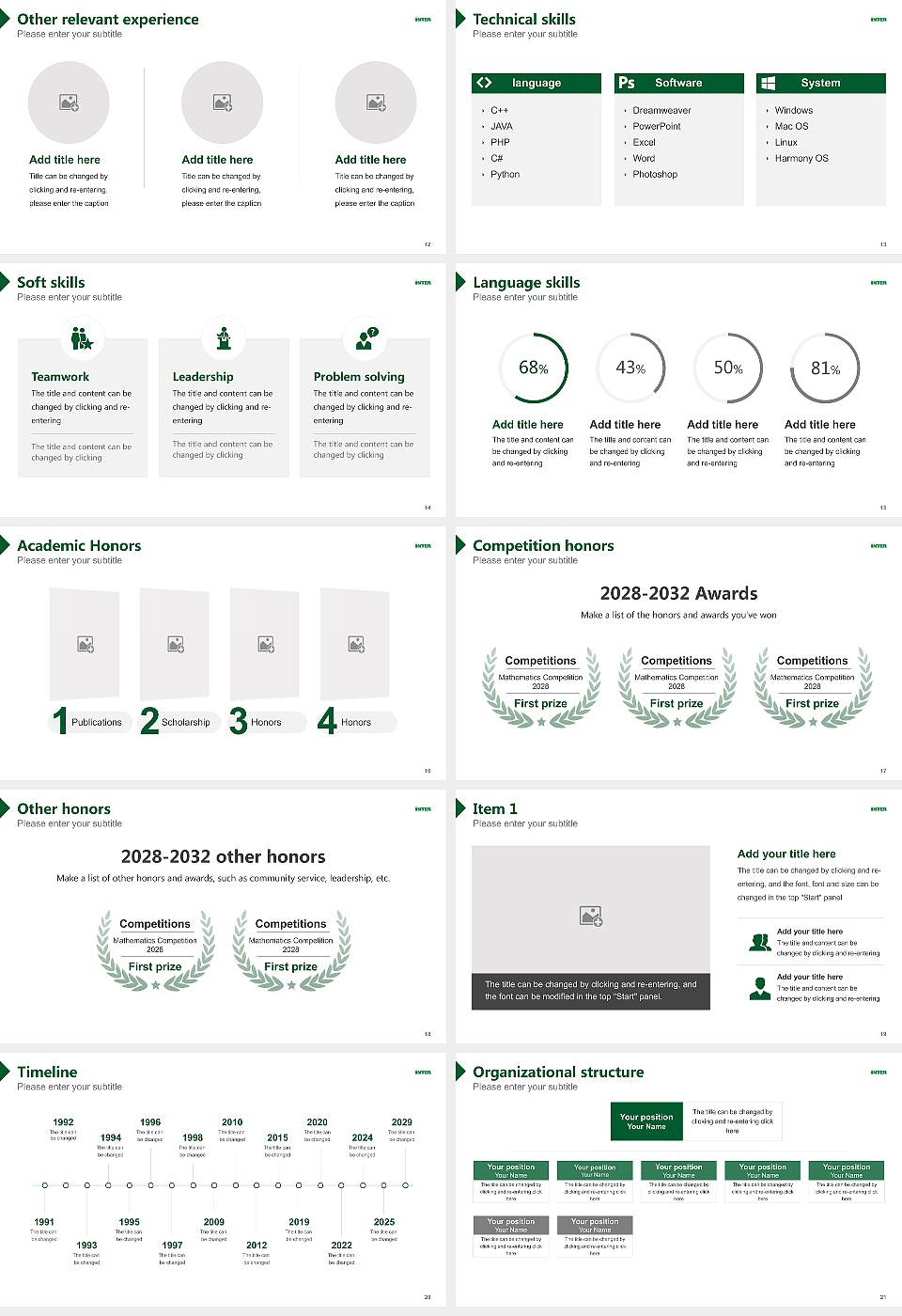 Inter American University of Puerto Rico-Barranquitas Resume PPT Template16:9 ratio PPT effect preview image3