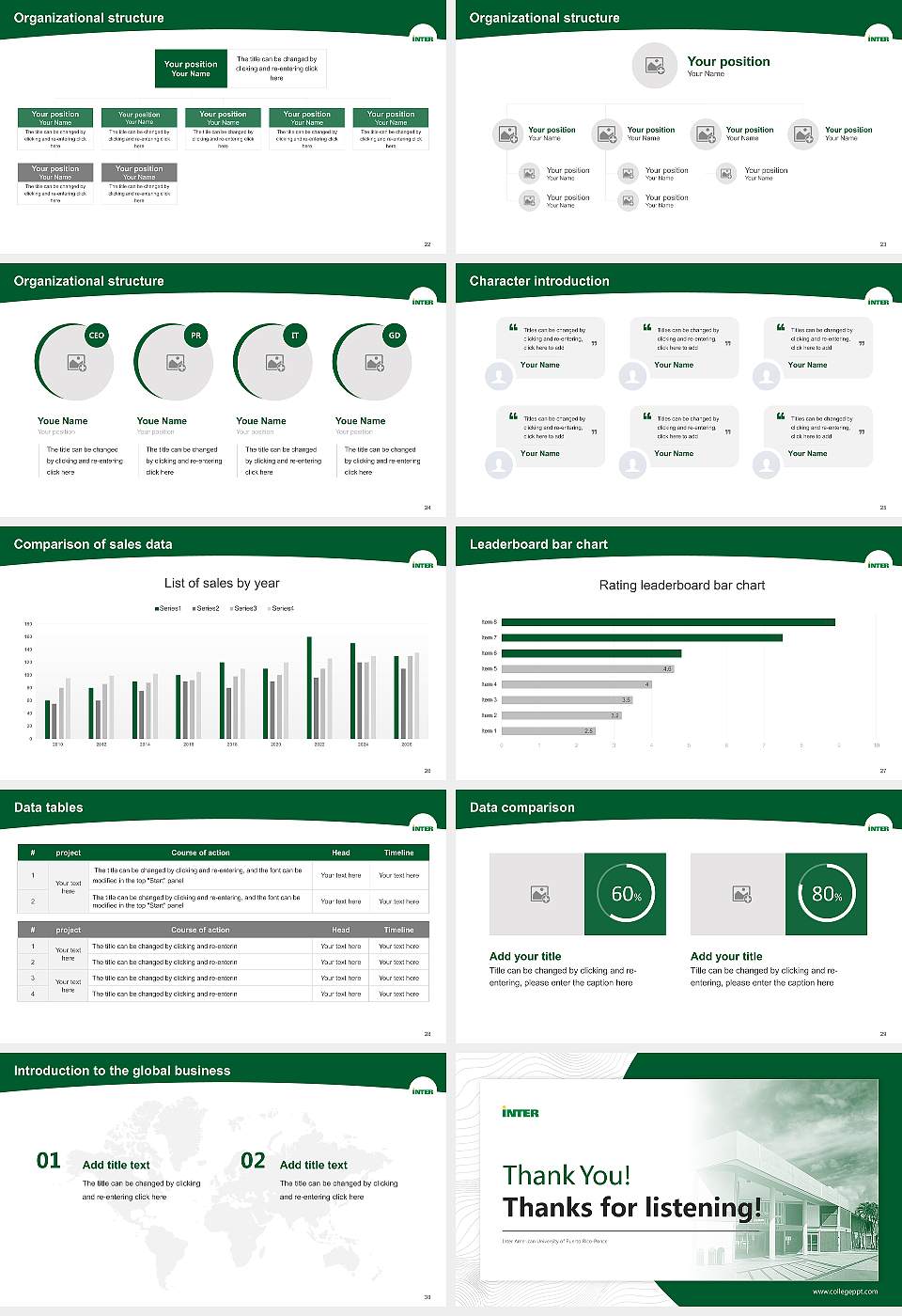 Inter American University of Puerto Rico-Ponce Academic Presentation/Research Findings Report PPT Template16:9 ratio PPT effect preview image4