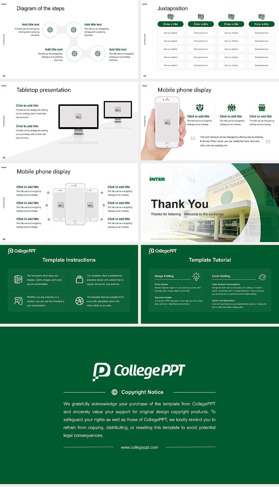 Inter American University of Puerto Rico-Fajardo Competition/Entrepreneurship Contest PPT Template16:9 ratio PPT effect preview image9