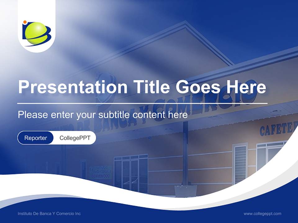 Instituto De Banca Y Comercio Inc Lecture Sharing and Networking Event PPT Template4:3 ratio PPT effect preview image4