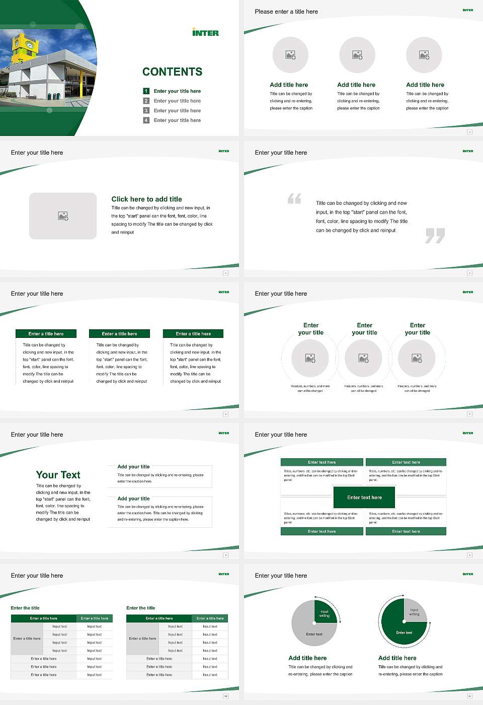 Inter American University of Puerto Rico-Ponce Course/Courseware Creation PPT Template16:9 ratio PPT effect preview image2