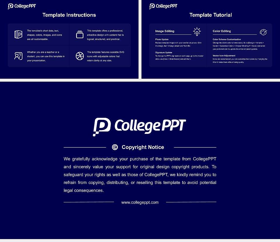 Institute of World Politics Course/Courseware Creation PPT Template16:9 ratio PPT effect preview image5