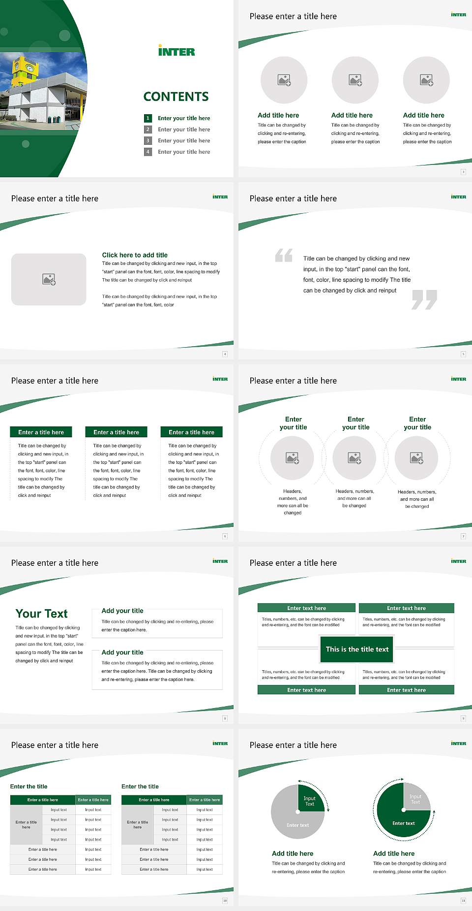 Inter American University of Puerto Rico-Ponce Course/Courseware Creation PPT Template4:3 ratio PPT effect preview image2