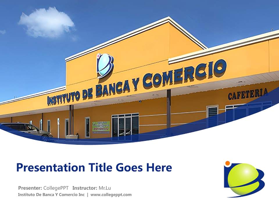 Instituto De Banca Y Comercio Inc Course/Courseware Creation PPT Template4:3 ratio PPT effect preview image5