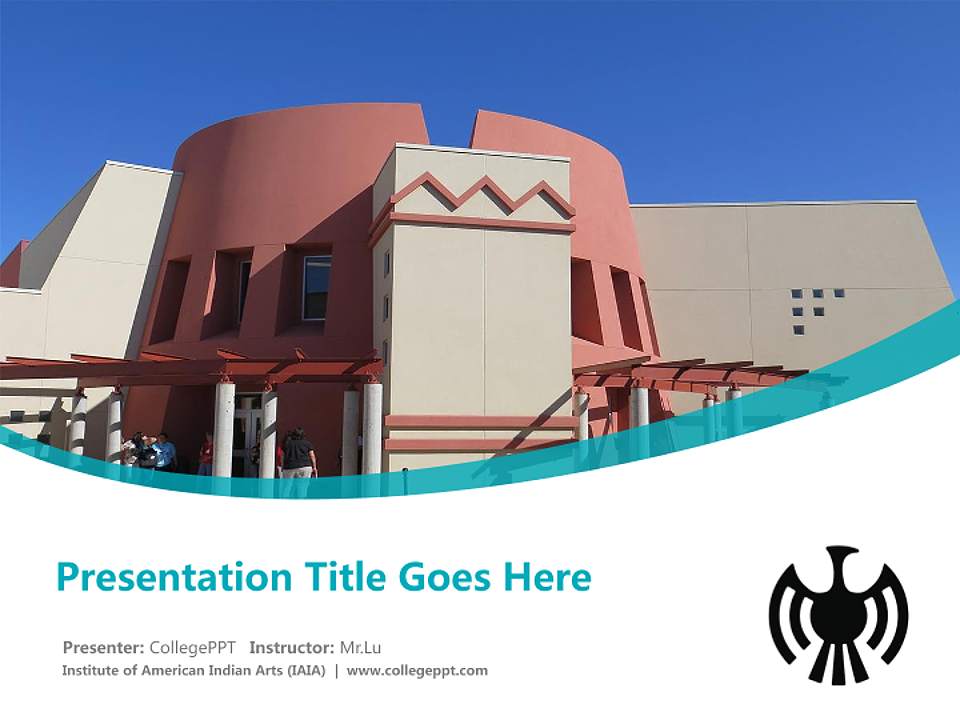 Institute of American Indian Arts (IAIA) Course/Courseware Creation PPT Template4:3 ratio PPT effect preview image5