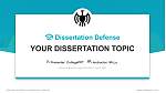 Institute of American Indian Arts (IAIA) Graduation Thesis Defense PPT Template