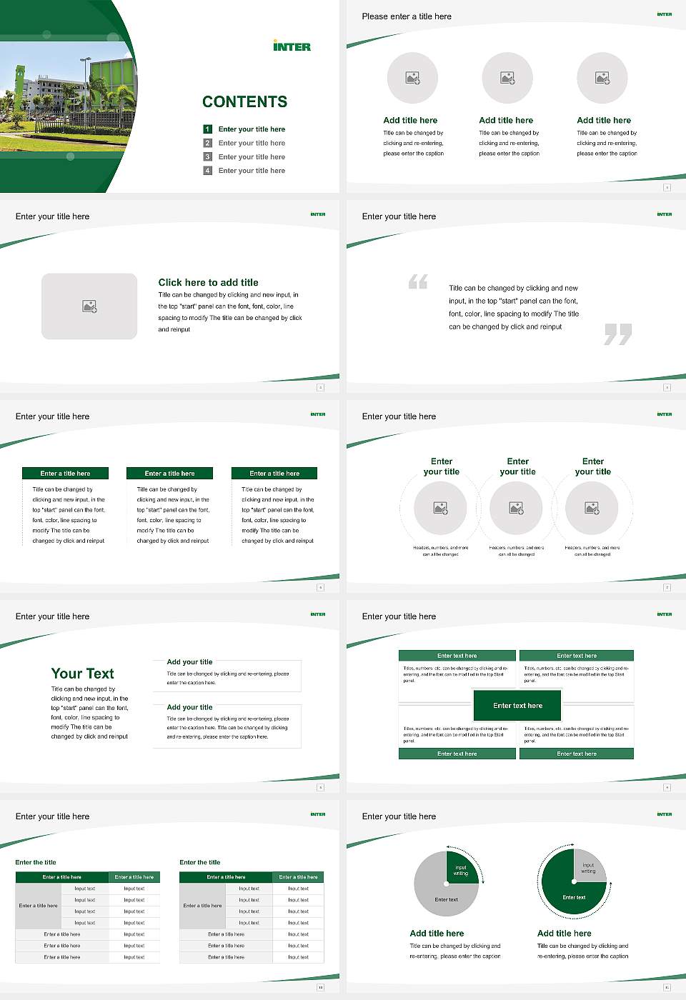 Inter American University of Puerto Rico-Metro Course/Courseware Creation PPT Template16:9 ratio PPT effect preview image2