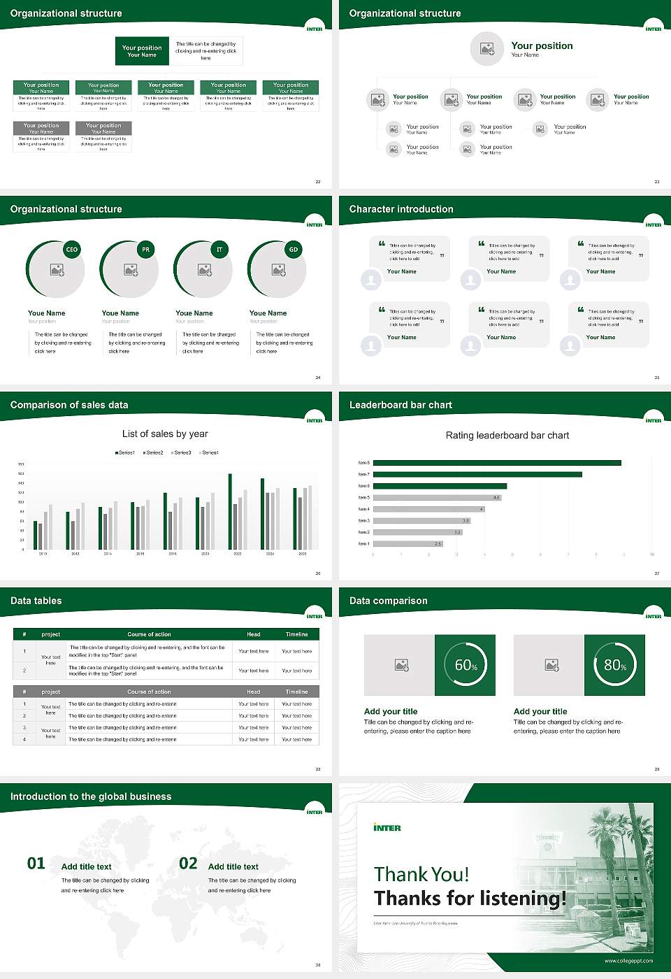 Inter American University of Puerto Rico-Bayamon Academic Presentation/Research Findings Report PPT Template16:9 ratio PPT effect preview image4