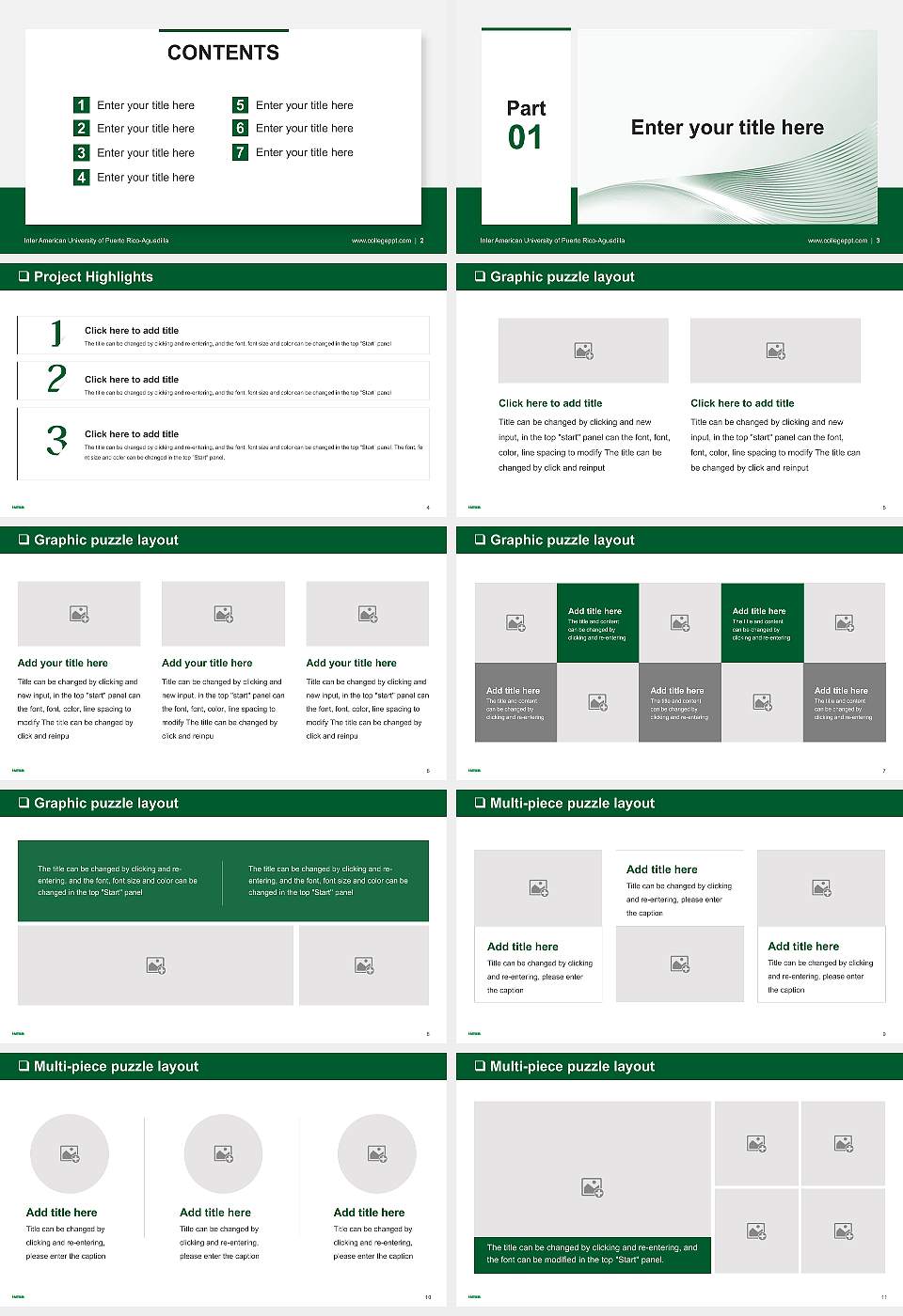 Inter American University of Puerto Rico-Aguadilla General Purpose PPT Template16:9 ratio PPT effect preview image2