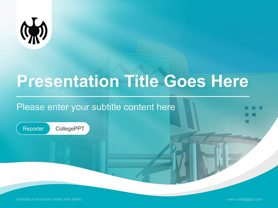 Institute of American Indian Arts (IAIA) Lecture Sharing and Networking Event PPT Template4:3 ratio PPT effect preview image4