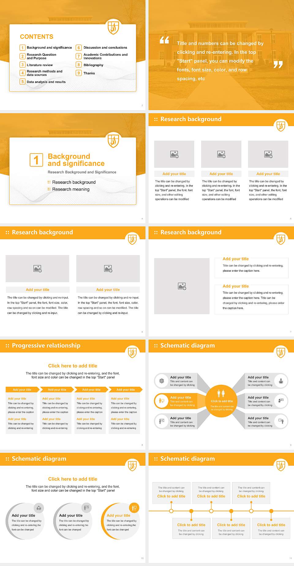 Lipscomb University Graduation Thesis Defense PPT Template4:3 ratio PPT effect preview image2