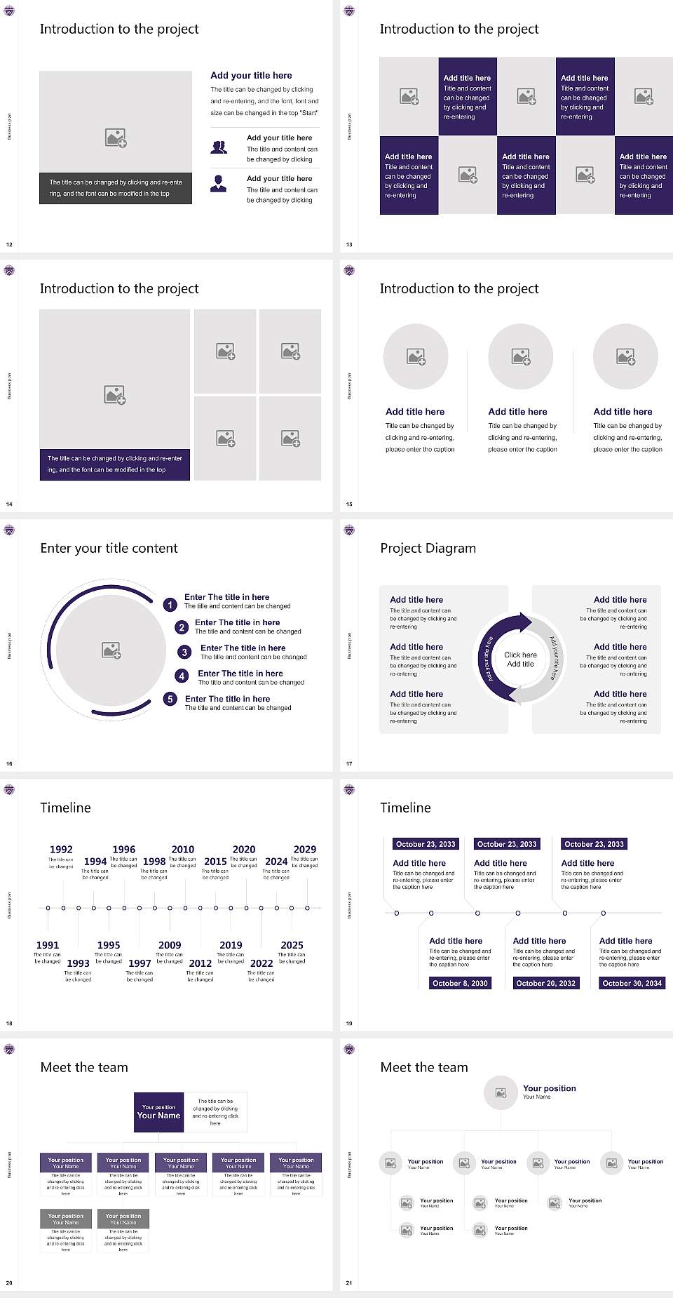 Loras College Competition/Entrepreneurship Contest PPT Template4:3 ratio PPT effect preview image3