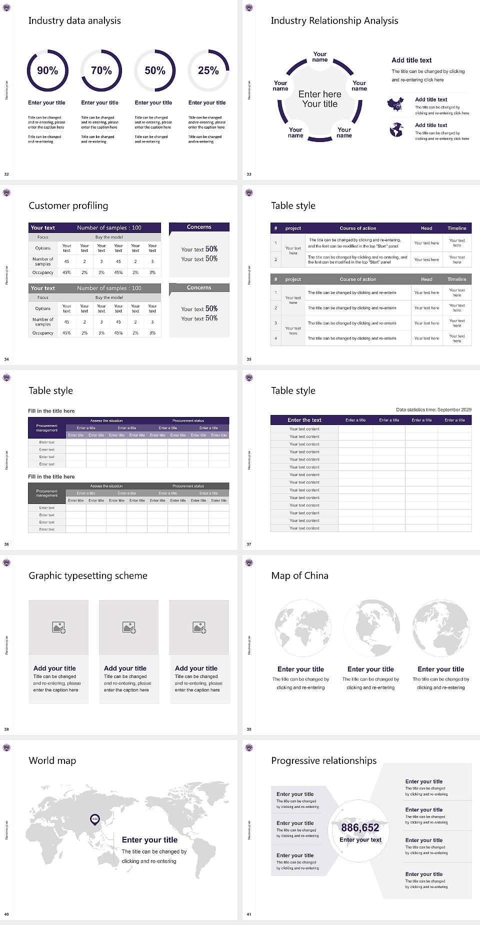 Loras College Competition/Entrepreneurship Contest PPT Template4:3 ratio PPT effect preview image5