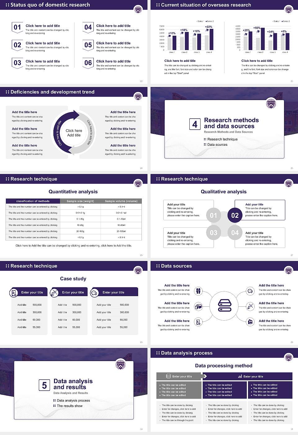 Loras College Graduation Thesis Defense PPT Template16:9 ratio PPT effect preview image4