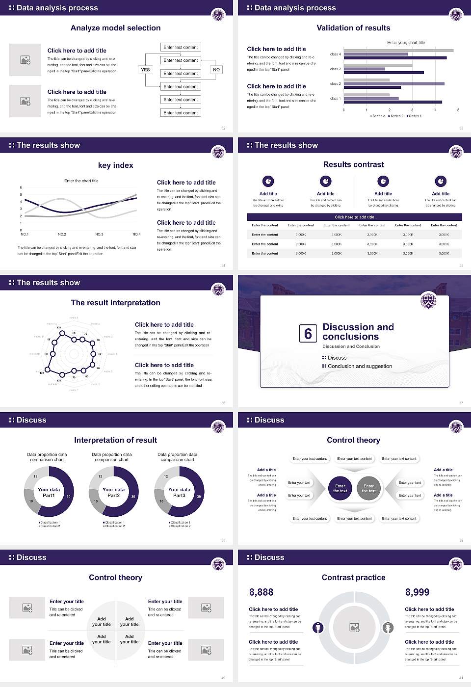 Loras College Graduation Thesis Defense PPT Template16:9 ratio PPT effect preview image5