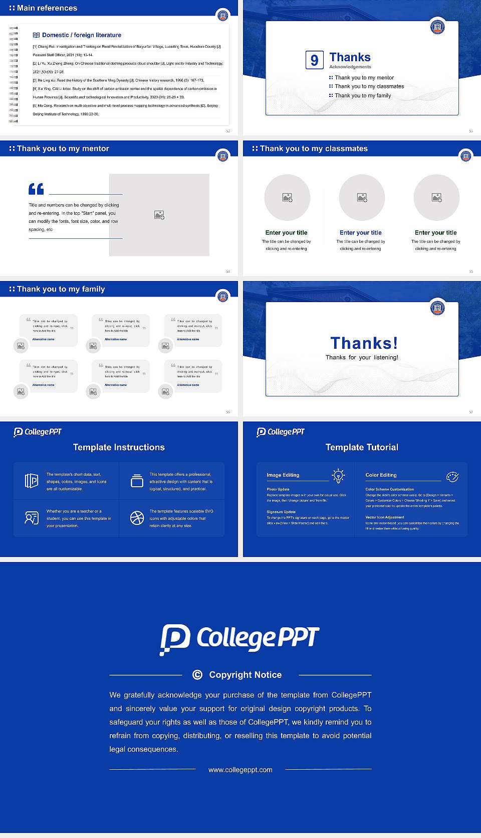 Louisiana Christian University Graduation Thesis Defense PPT Template16:9 ratio PPT effect preview image7