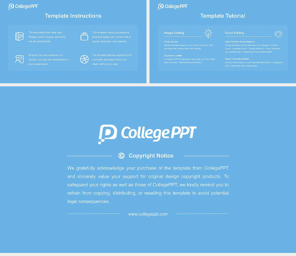 Long Island University Course/Courseware Creation PPT Template16:9 ratio PPT effect preview image5