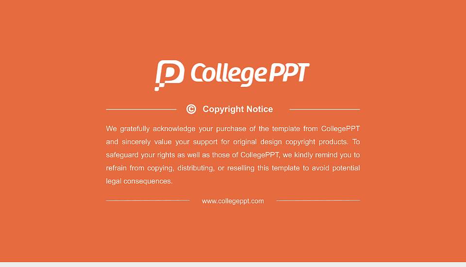 Lewis & Clark College Thesis Proposal/Graduation Defense PPT Template16:9 ratio PPT effect preview image5