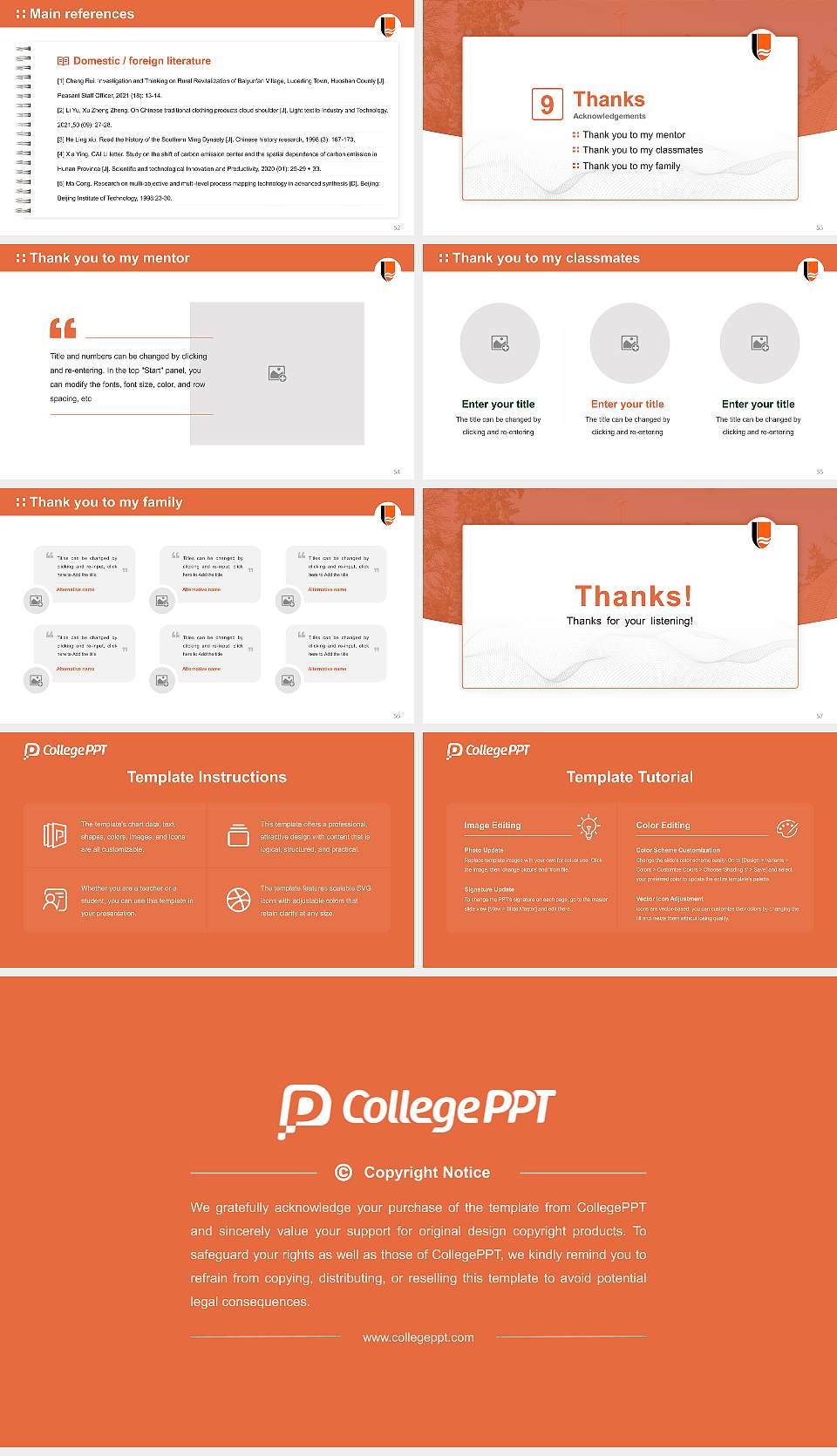 Lewis & Clark College Graduation Thesis Defense PPT Template16:9 ratio PPT effect preview image7