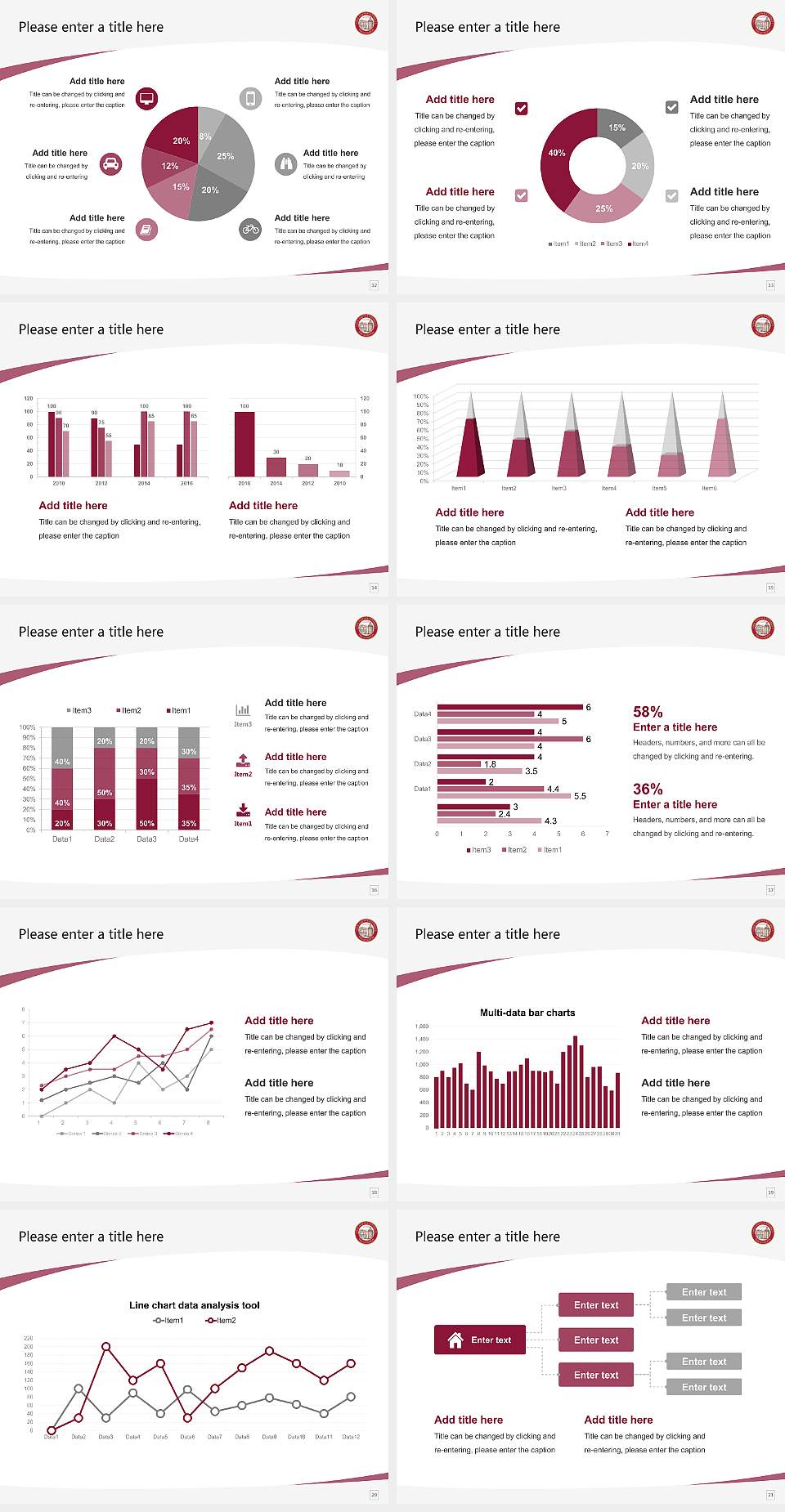 Lock Haven University Course/Courseware Creation PPT Template4:3 ratio PPT effect preview image3