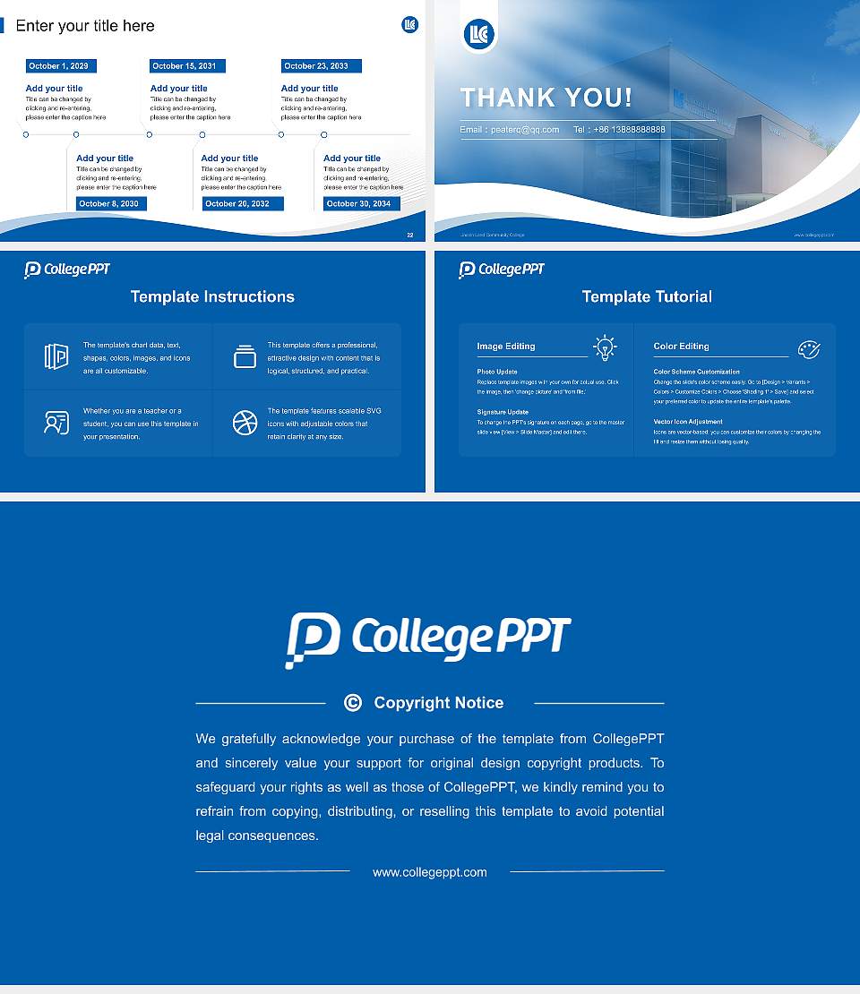 Lincoln Land Community College Lecture Sharing and Networking Event PPT Template16:9 ratio PPT effect preview image4