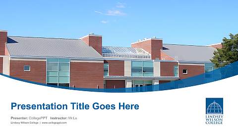 Lindsey Wilson College Course/Courseware Creation PPT Template
