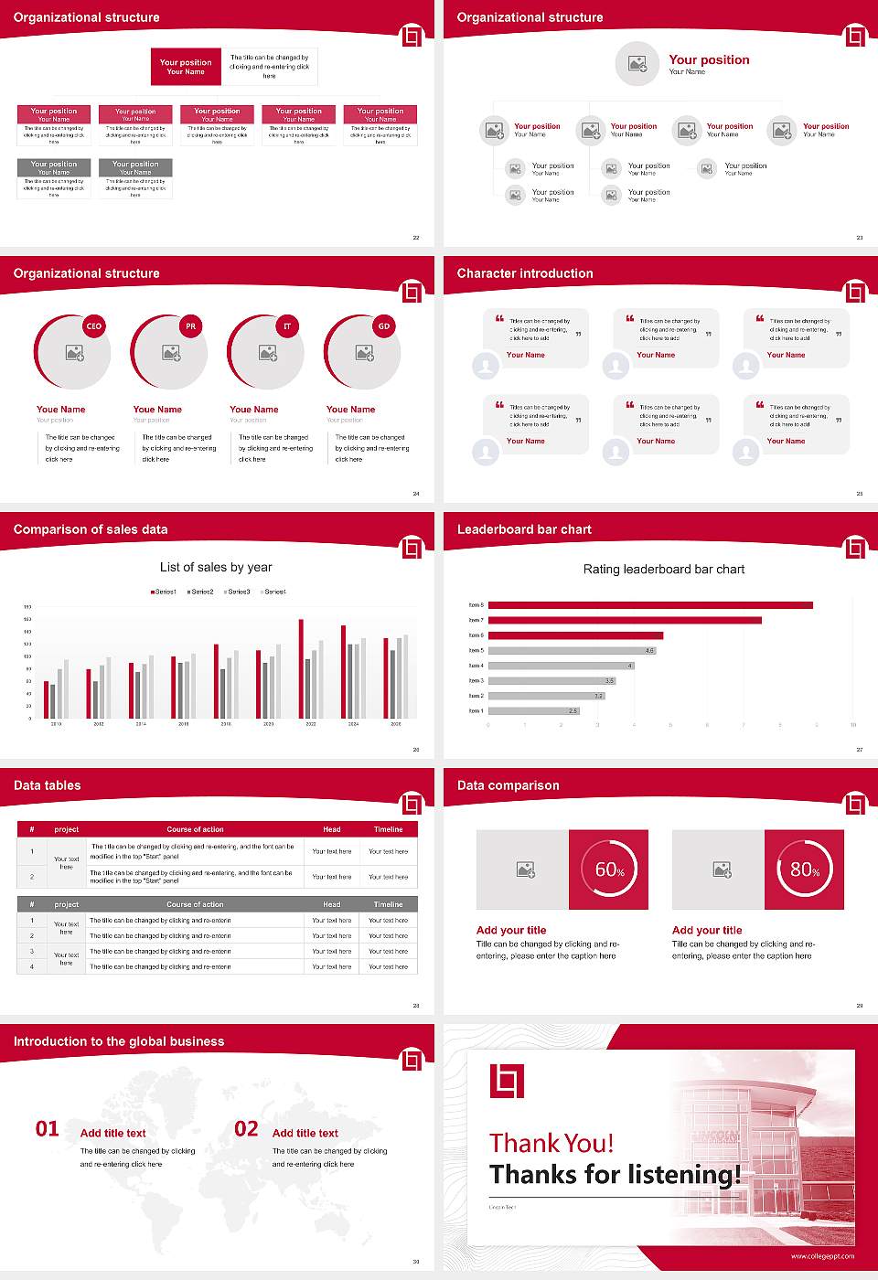 Lincoln Tech Academic Presentation/Research Findings Report PPT Template16:9 ratio PPT effect preview image4