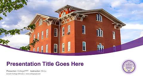Lincoln College (Illinois) Course/Courseware Creation PPT Template