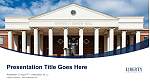 Liberty University Unterricht Powerpoint Vorlage