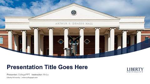 Liberty University Course/Courseware Creation PPT Template