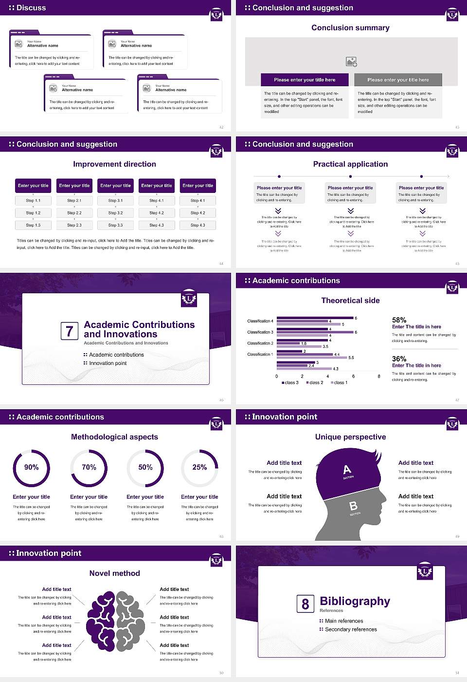 Linfield University-School of Nursing Graduation Thesis Defense PPT Template16:9 ratio PPT effect preview image6