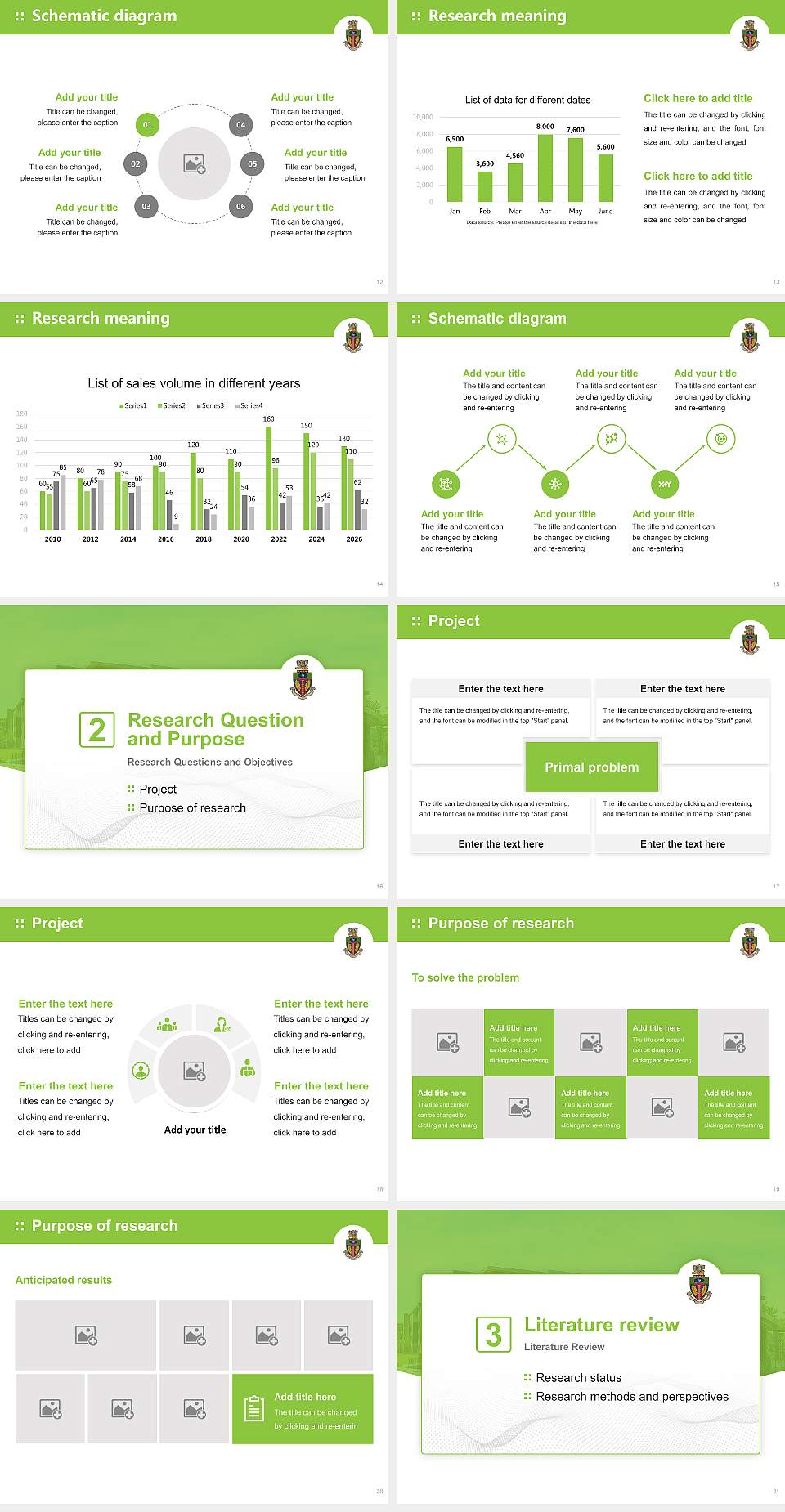 Life University Graduation Thesis Defense PPT Template4:3 ratio PPT effect preview image3