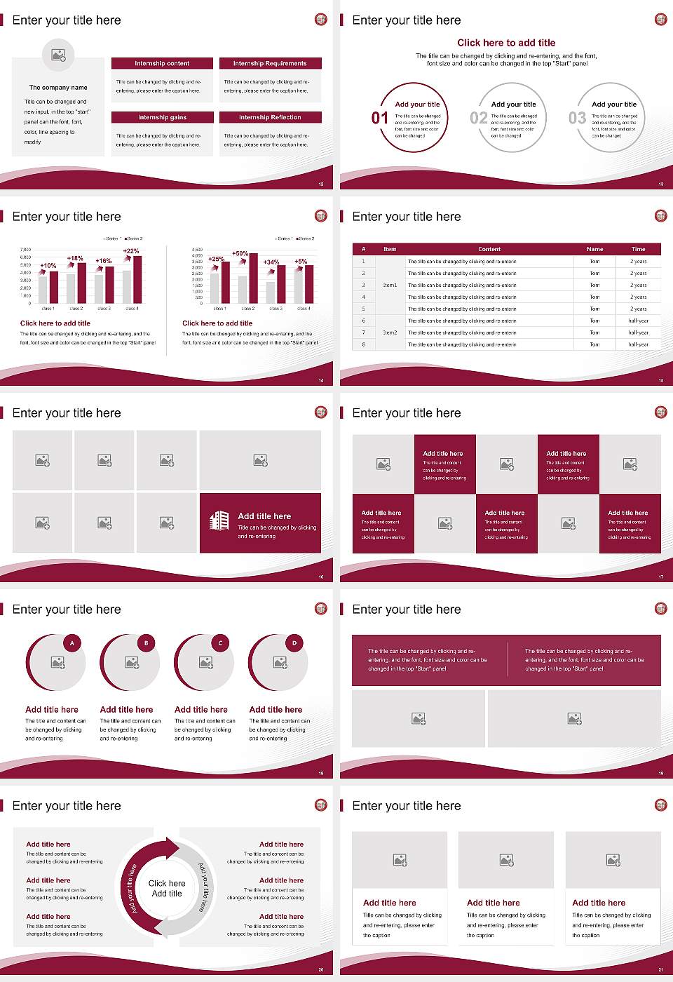 Lock Haven University Lecture Sharing and Networking Event PPT Template16:9 ratio PPT effect preview image3