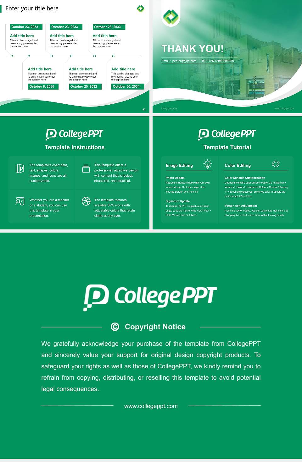 Lesley University Lecture Sharing and Networking Event PPT Template4:3 ratio PPT effect preview image4