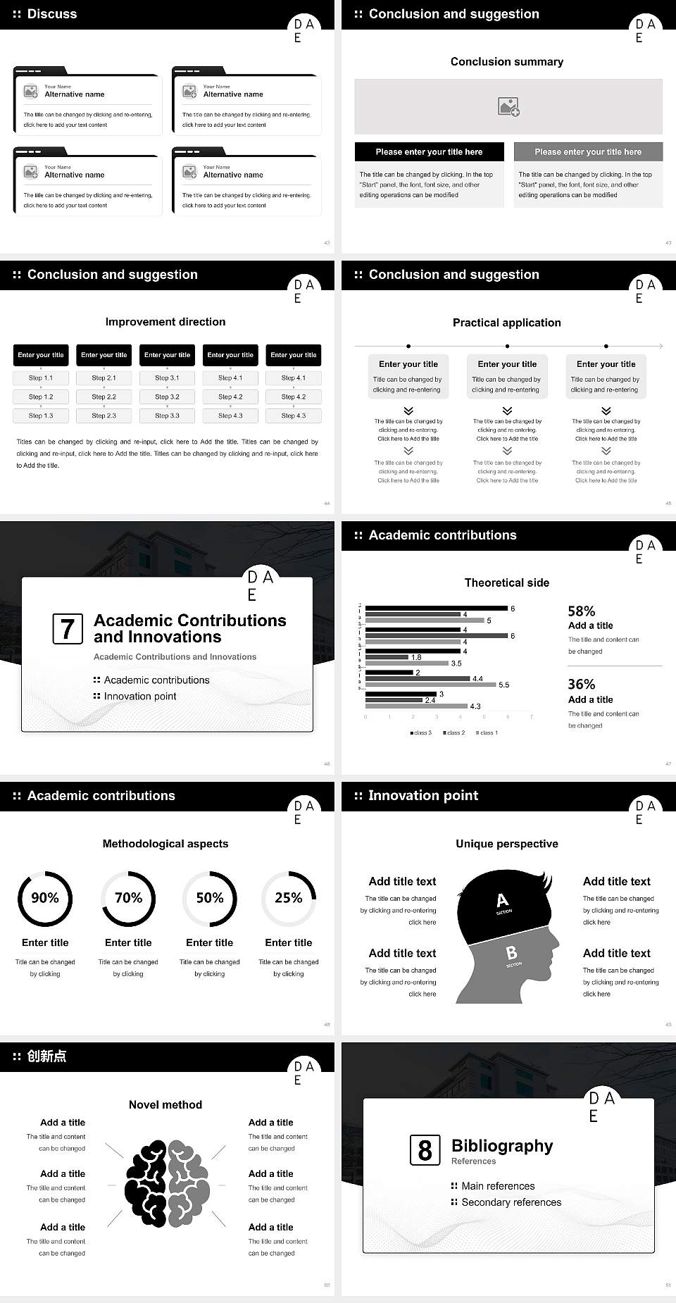 Design Academy Eindhoven Graduation Thesis Defense PPT Template4:3 ratio PPT effect preview image6