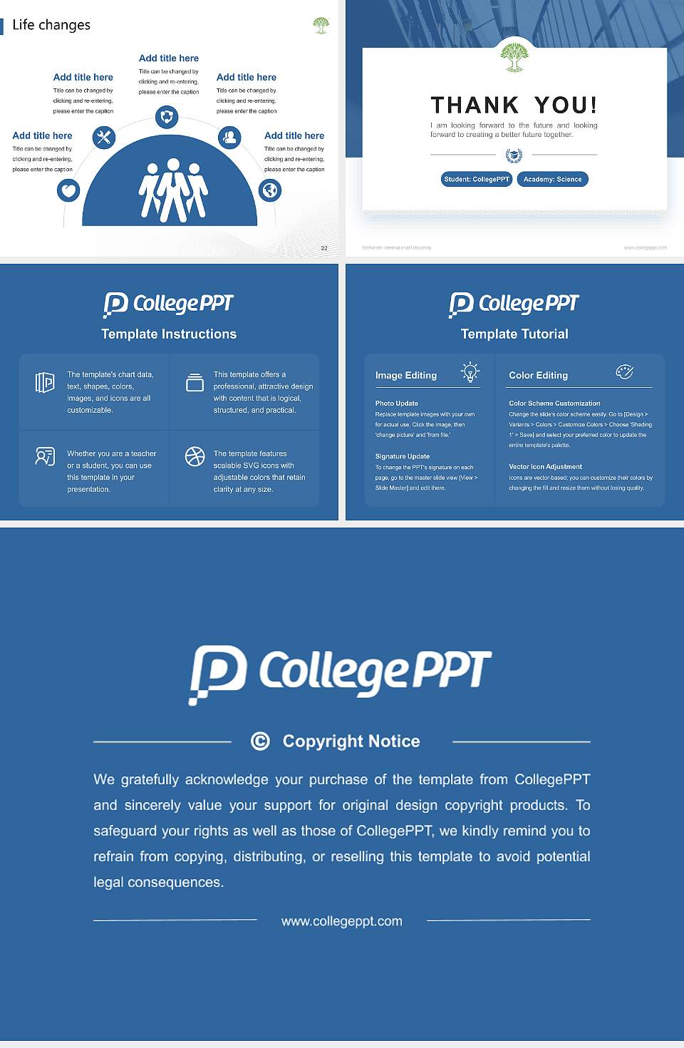 Maharishi International University National Scholarship Defense PPT Template4:3 ratio PPT effect preview image4