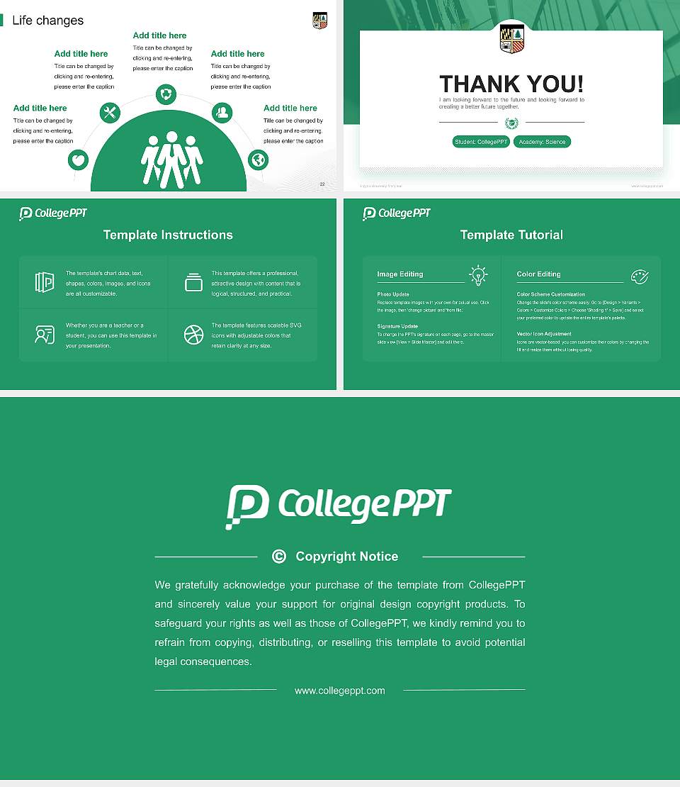 Loyola University Maryland National Scholarship Defense PPT Template16:9 ratio PPT effect preview image4