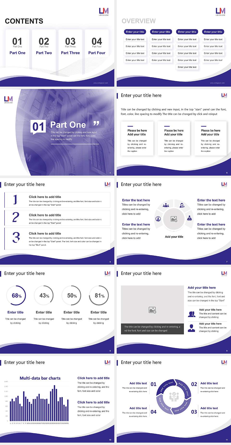 Lim College Lecture Sharing and Networking Event PPT Template4:3 ratio PPT effect preview image2
