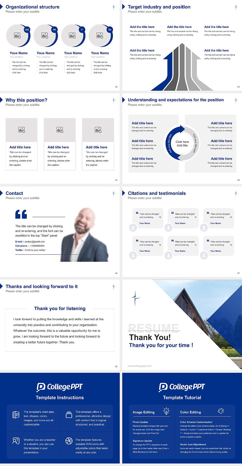 Louisville Presbyterian Theological Seminary Resume PPT Template4:3 ratio PPT effect preview image4