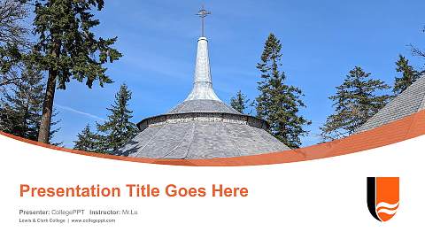 Lewis & Clark College Course/Courseware Creation PPT Template