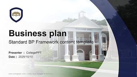 Luther Rice College & Seminary Competition/Entrepreneurship Contest PPT Template