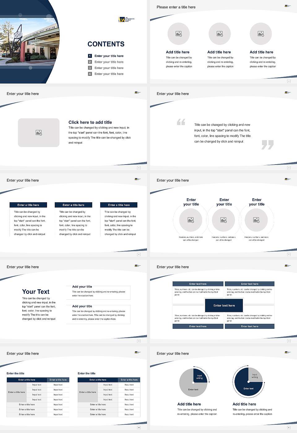 Life Chiropractic College West Course/Courseware Creation PPT Template16:9 ratio PPT effect preview image2