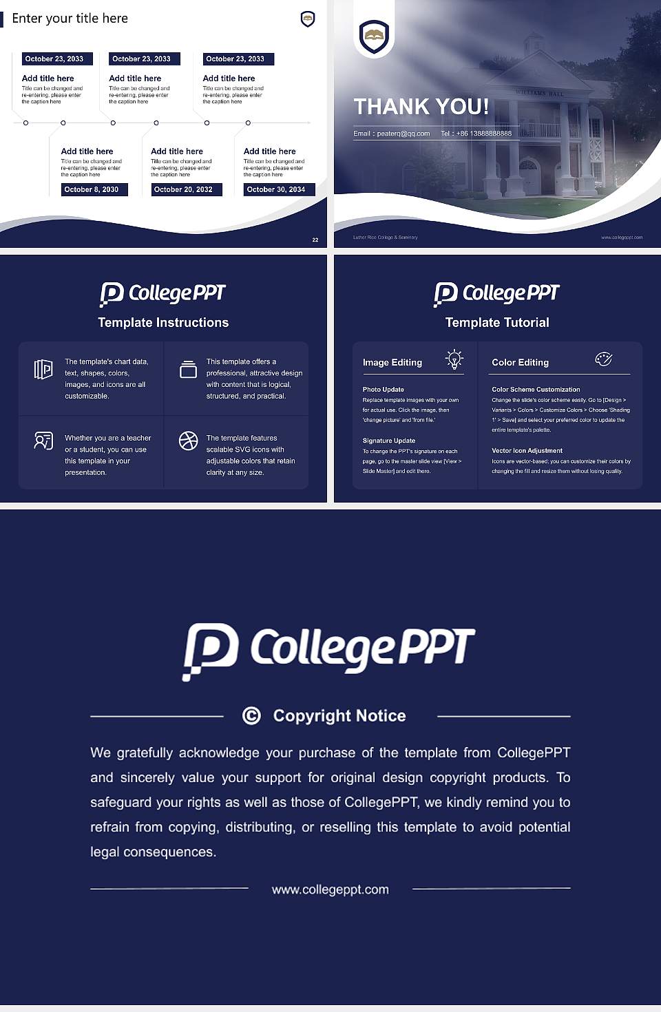 Luther Rice College & Seminary Lecture Sharing and Networking Event PPT Template4:3 ratio PPT effect preview image4