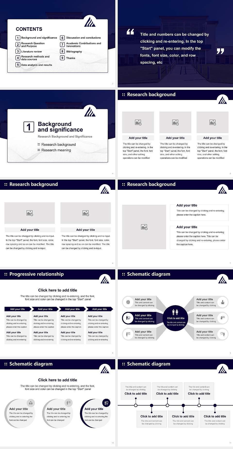 Louisiana Delta Community College Graduation Thesis Defense PPT Template4:3 ratio PPT effect preview image2