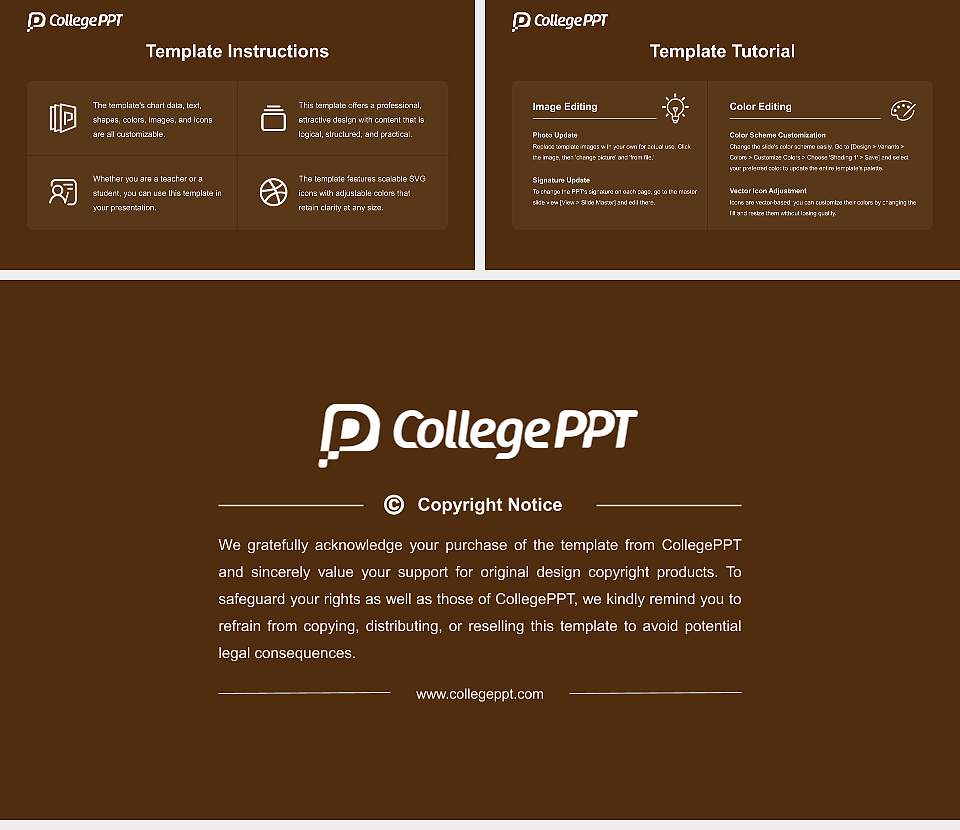 Lehigh University Academic Presentation/Research Findings Report PPT Template16:9 ratio PPT effect preview image5