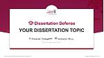 Lewis University Graduation Thesis Defense PPT Template